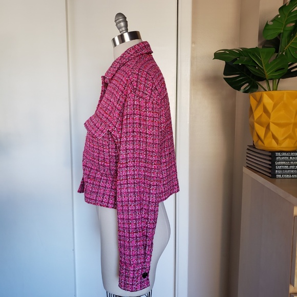 Rachel Zoe Tweed Jacket Size Medium! - Picture 12 of 16